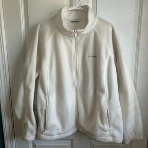 Columbia - White Fleece Jacket - Size 3X